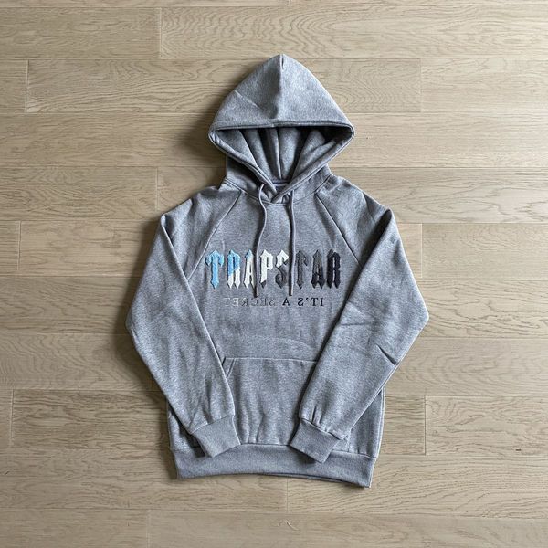 

trapstar loose hoodie designer thermal sweatshirt luxury high street trend clothing 1;1 high quality, Black