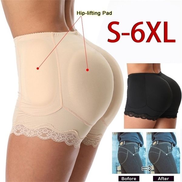 

padded butt lifter corrective underwear butt enhancer body shaper modeling strap fake hip shapwear underwear push up panties 220530