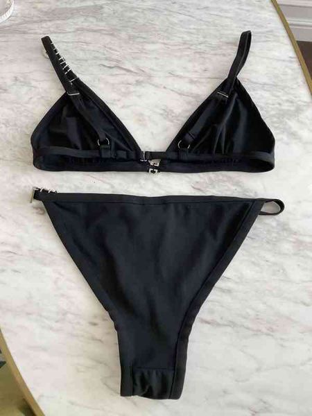 

women's tanks & camis aw dawangjia summer crystal letter traceless comfortable bikini rimless underwear swimsuit set, White