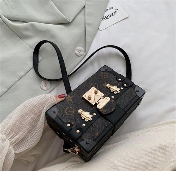 

luxurys designer bag petite malle shoulder crossbody handbags box woman trunk evening bag quality genuine leather monograms fashion wholesal