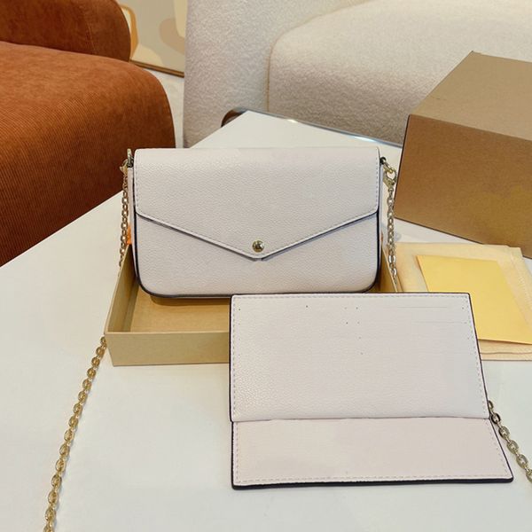 

women wallets handbags 3pcs designer bag ladies pochette felicie chain shoulder bags wallet coin clutch purse crossbody