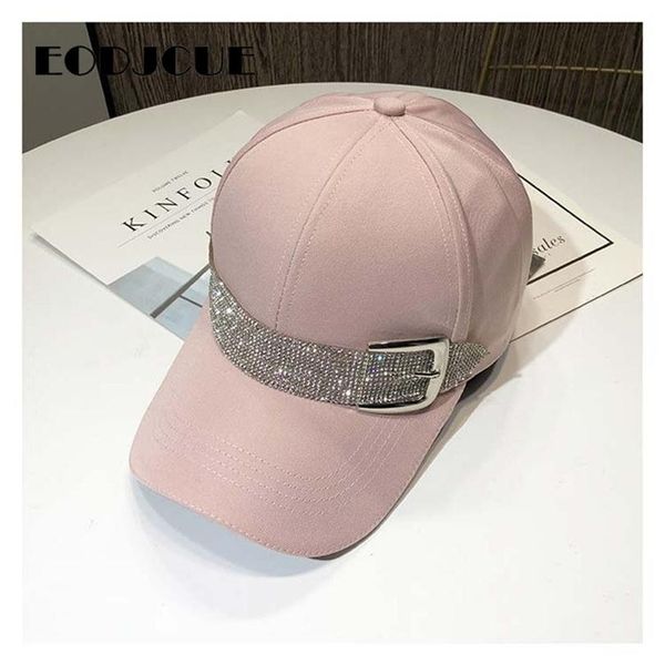 

new fashion rhinestone belt baseball caps for women snapback sport caps outdoor sun hat gorras black hat t2007152636, Blue;gray
