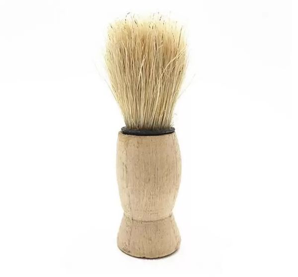 

nature wooden soft men's shaving brush pure big nylon hair face cleaning makeup facial razor brush shave