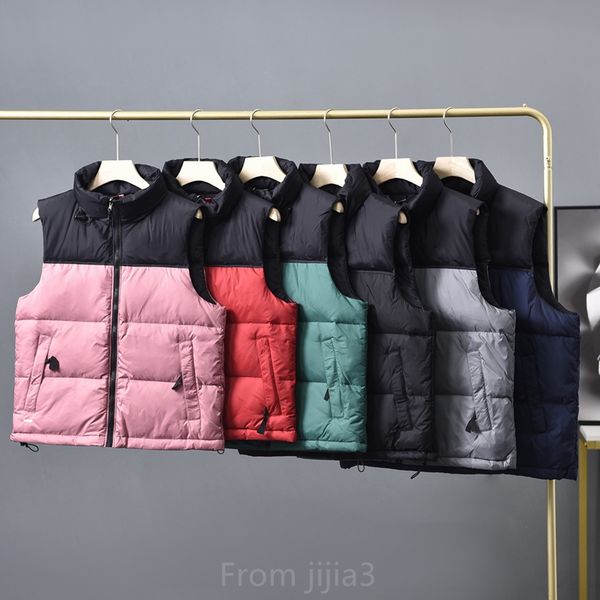 

men's vests winter down jackets women puffer vest jacket coats designer casual trendy mens coat windproof warm sleeveless feather parka, Black