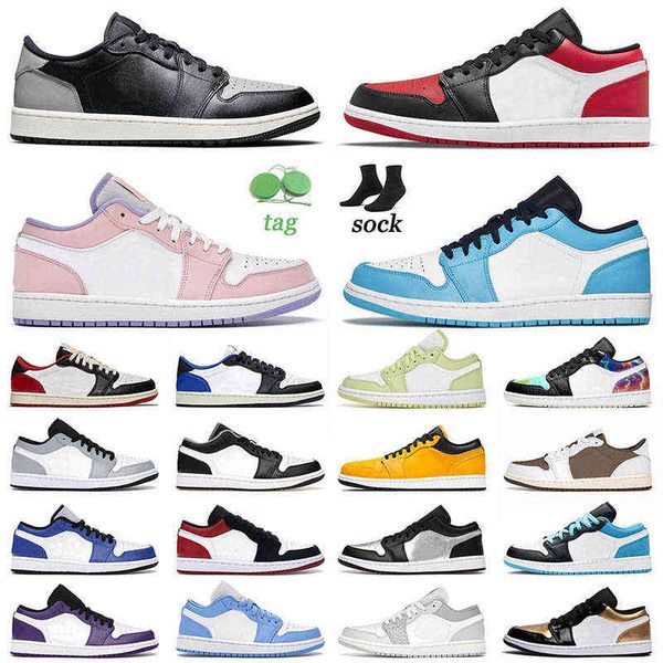 

low basketball shoes 1 1s og jumpman bred toe university blue arctic punch court purple dark beetroot black white men women authentic, White;red