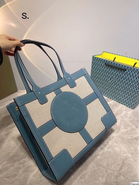 

deep blue luxury designer women's tote tb tote spring and summer size: 33 27