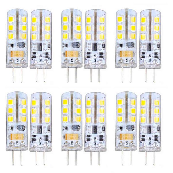 1-10 pz/lotto HA CONDOTTO LA Lampadina 3 W 5 W 7 W G4 HA CONDOTTO LA Lampada AC DC 12 V 220 V HA CONDOTTO LA Lampadina Del Cereale SMD2835 360 Angolo del Fascio Sostituire Alogena Lampadario Luce H220428