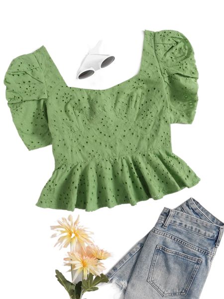 

sweetheart neck schiffy peplum e7gd#, White