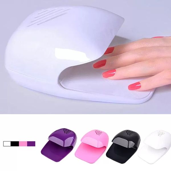 Nail Art Mini Nail Secadores Imprensa Tipo Unhas Polonês Secador para uso pessoal e salão manicure fã de secagem rápida