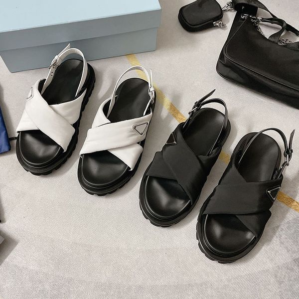 

sandals designer sandal women casual shoes womens slides wear resistant beach shoess size 35-41 sneakers, Black