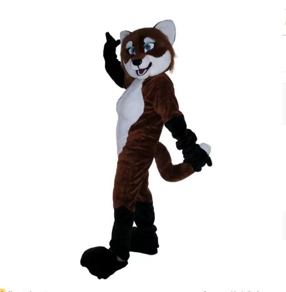 Fox mascot traje personagem de desenho animado tamanho adulto alta qualidade longteng