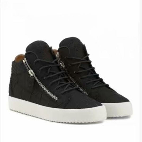 

male platform fashion comfortable double zippers sneakers casual outdoor martin boots mens brand high snakeskin sneakers size 35-46 zxcsdaxc, Red;white