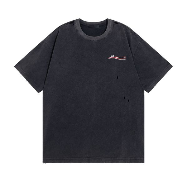 

designer mens t shirts soft cotton christine short sleeves t-shirts anti wrinkle fashion balencaigaity casual women clothing b-4, White;black