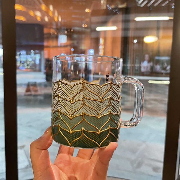

starbucks north america limited anniversary fish scale phnom penh large capacity transparent glass cup 355ml