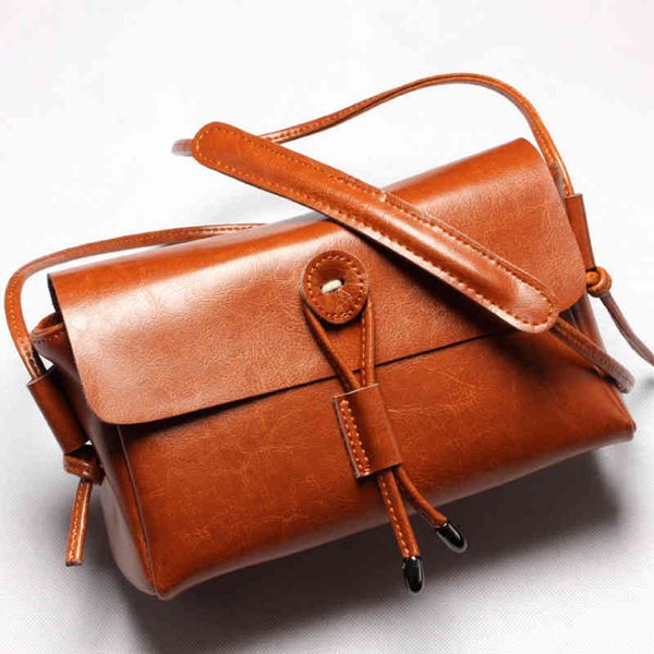 

leather women's bag 2022 new trend leather fashion versatile one shoulder messenger bag small square