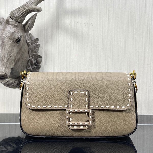 

designer luxury fashion bag messenger plain crossbody women flap shoulder real leather hand sewing hardware letter