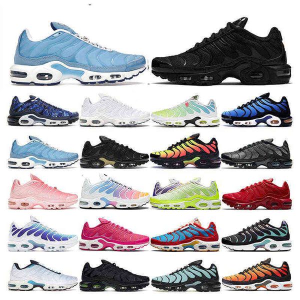 

2022 tnunning shoes sports breathable meshmens university blue neon green hyper pastel blue oreo women tns sneakers trainers