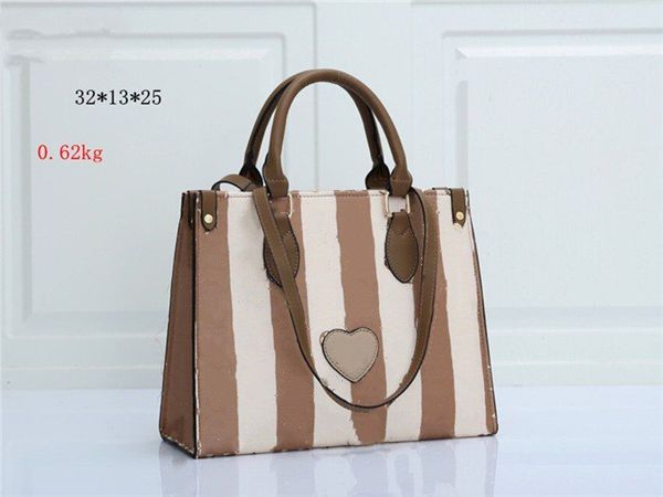 

onthego large capacity totes keepall city fashion femme leather designers shoulder bags woman handbag handle lady shopping bag luxury design