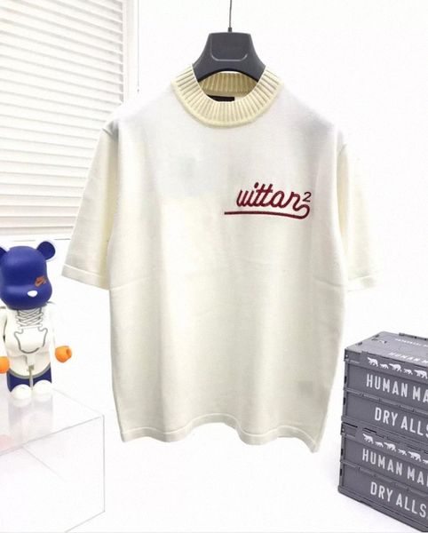 

2021ss spring and summer plus tees men t shirt high grade cotton printing short sleeve round neck panel t-shirt size: m-l-xl--xxxl v8cb#, Black;brown