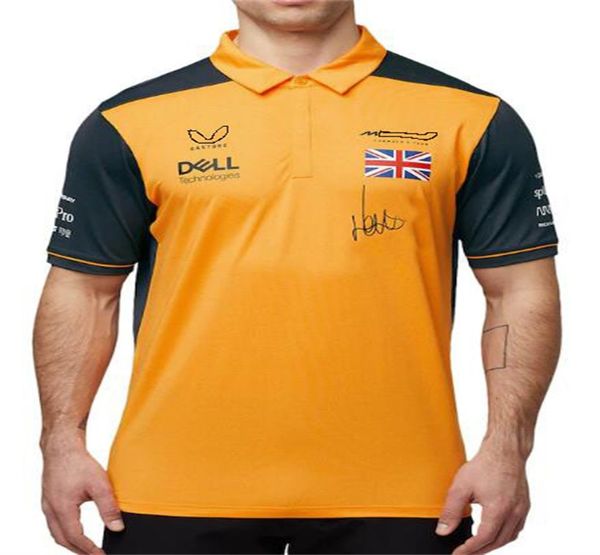 

2022 summer new f1 racing lapel t-shirt, the same custom