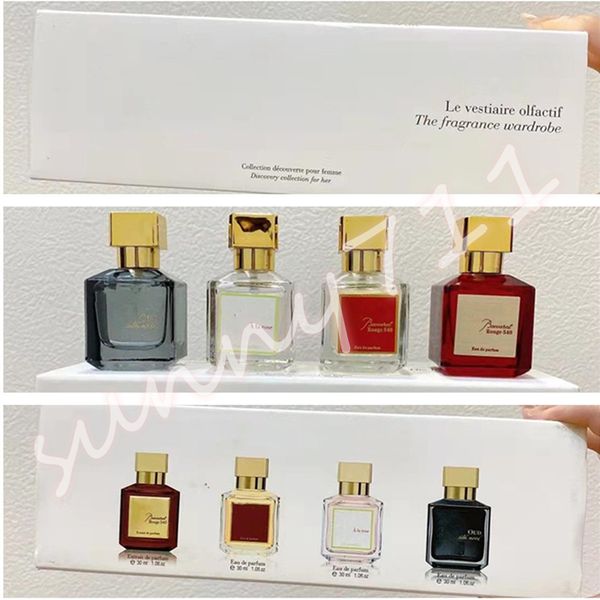 

perfume 30ml 4pcs set rouge540 extrait eau de parfum fragrance spray incense fast ship