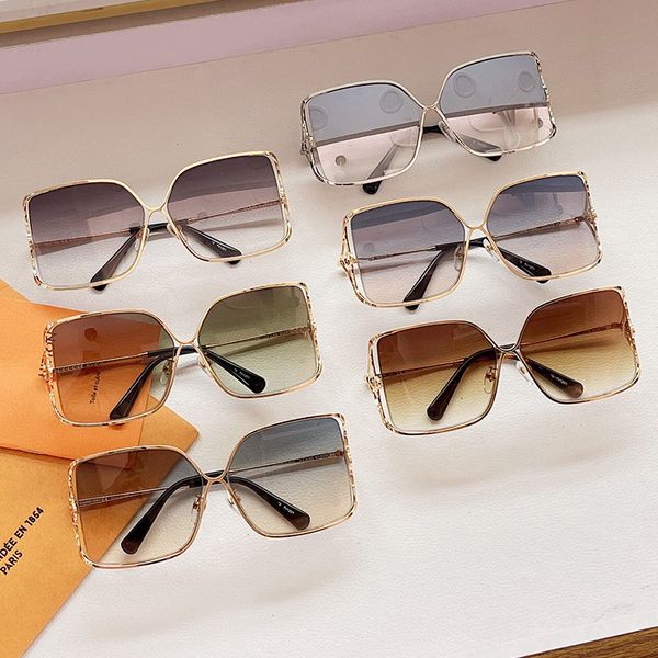 Novo lançamento do lançamento Modelo de designer de designers Modelo: Z1629U Templos de moda especial Férias foto Lady Lady Sun Glasses Top Quality With Original Box