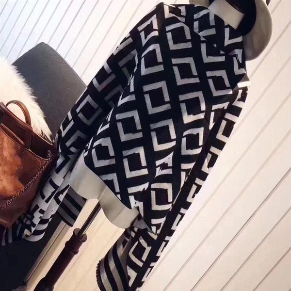 

fashion simple wool letter fashion branf scarf wrapped women cashmere scarf soft imitation cashmere shawl warm long scarf295w, Blue;gray