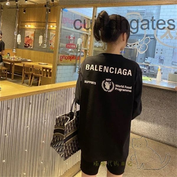 

2022 designer b br coats and hoodies spring autumn printed letters round neck sweater women's korean loose fas, Black