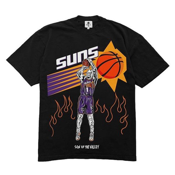 

hop rocket warren oversized mens hip womens designers t-shirts loose tees basketball lotas man s durant casual shirt shorts sleeve clothes m, White;black