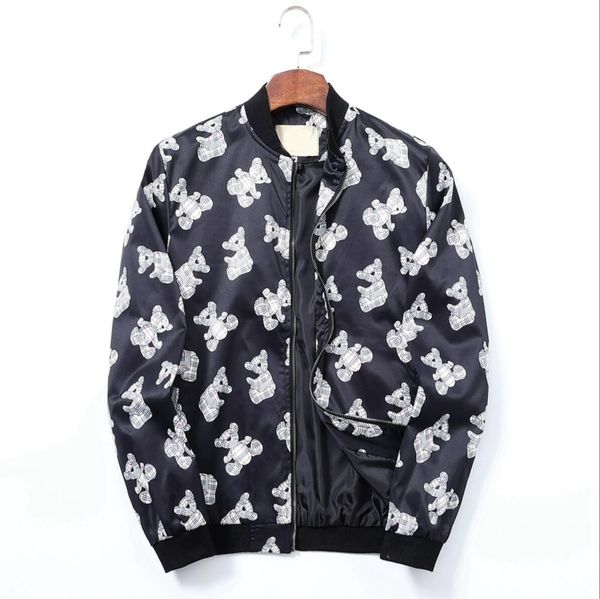 

22ss designer france mens jacket fashion brand coats luxury print cartoon animal outerwear sweatshirt casual street jackets over size m-3xl, Black;brown