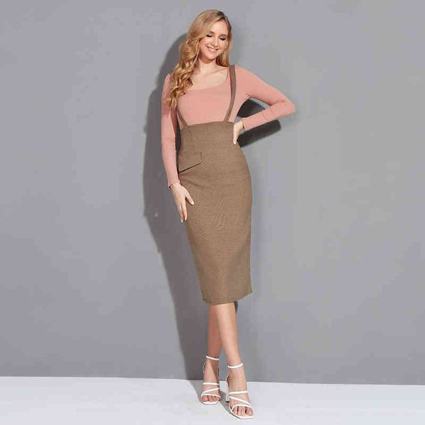 

2022 spring 2 pieces set overall wear casual lady dresses unique houndstooth casual female clothing business women suits sets t220729, Gray