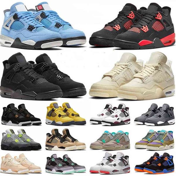 

jumpman 4 jorda basketball shoes bred 4s unc black cat university blue the cactus white grey mens pure royalty men sport sneakers eur 36-47