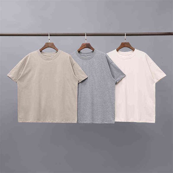 

high street solid street hip hop essential short sleeve t shirts men's base shirt versatile slim outdoor streetwear hip hop party bar n, White;black