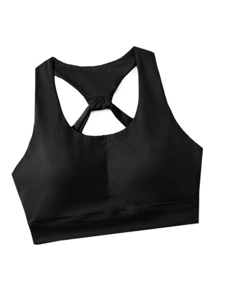 

cut out back sports bra c8s4#, Gray