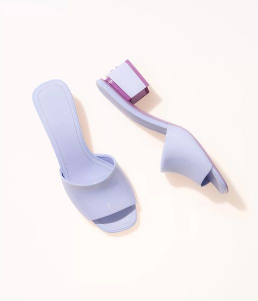 

luxury designer slippers quality patent calfskin high heel sandals slides summer slipper fashion single light candy colors large size eur 35, Black