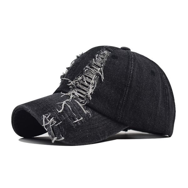 

fashion baseball cap embroidery letters diamond denim stitching do old washed cotton summer male outdoor, Blue;gray