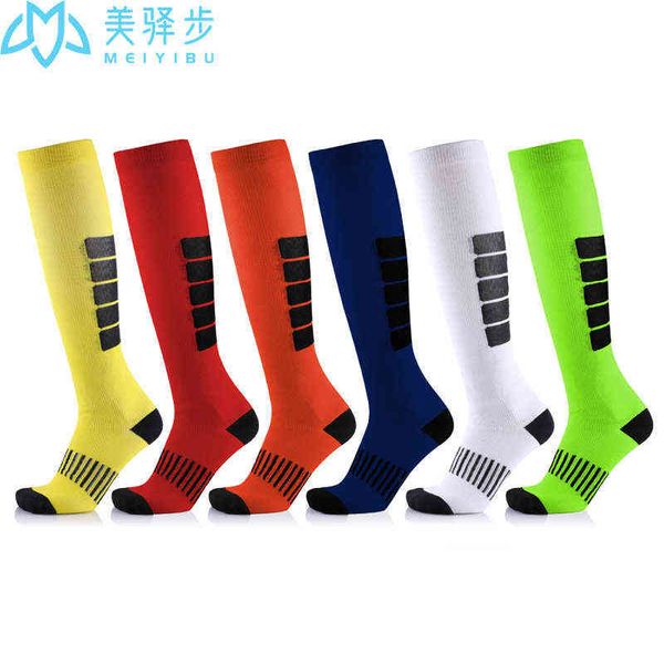 

1 pair sport compression stockings for men and women l220714, Black;white