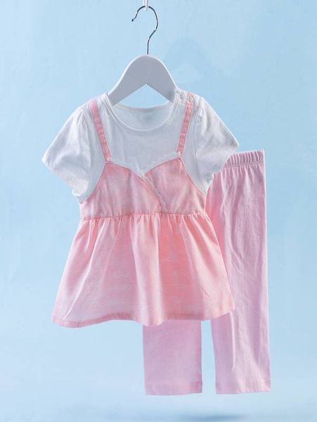 

toddler girls 2 in 1 & pants set she, White