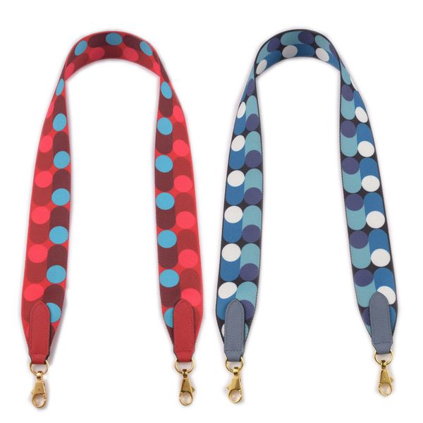 

luxury women handbag designer canvas fashion brand lady bags fabric shoulder bag strap replacement customize length dots stp284 220325, Black