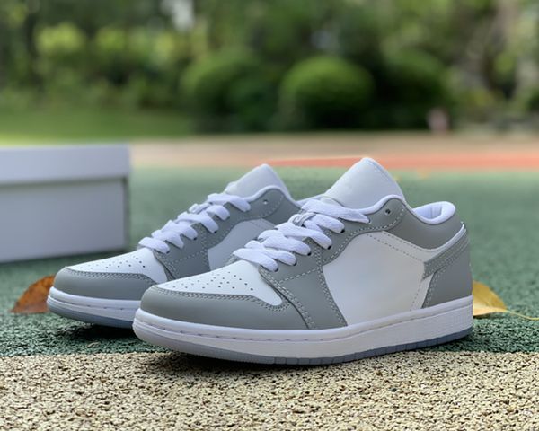 

shoes jumpman 1 low 1s white wolf grey aluminum running sneakers