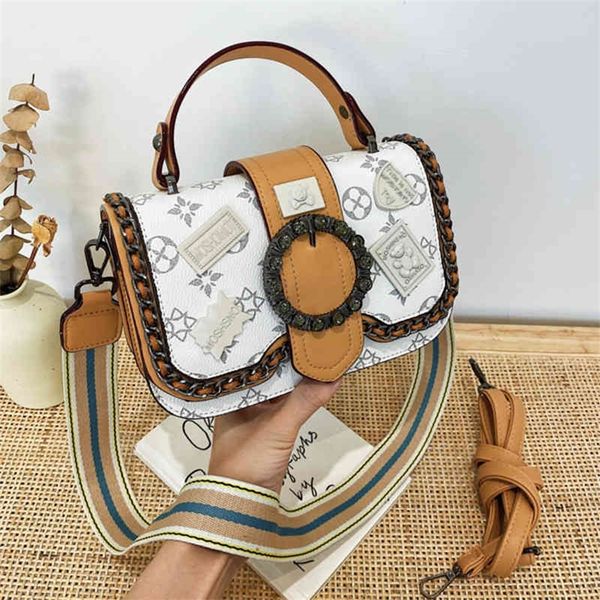 

badge small female fashion flower summer autumn winter ins texture broadband shoulder bag purses outlet online