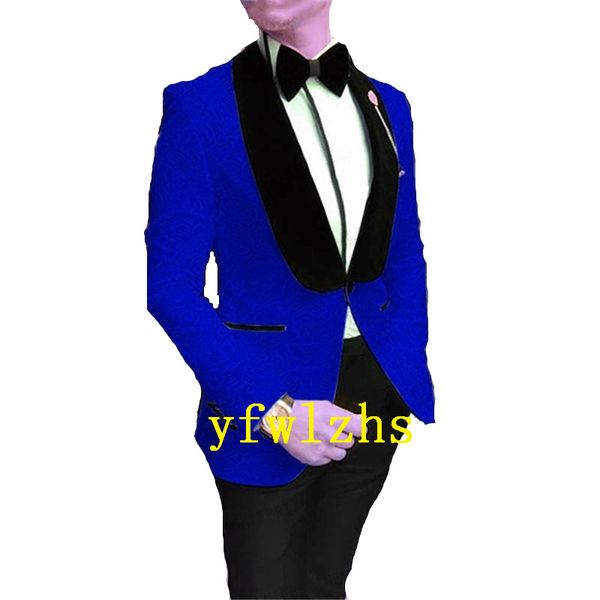 

handsome embossing groomsmen shawl lapel groom tuxedos man's suits wedding/prom/dinner man blazer jacket pants tie k722, Black;gray