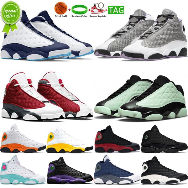 

2022 men women basketball shoes 13 13s jumpman obsidian red flint aurora green houndstooth mens outdoor sports womens bred tainers eur 36-47