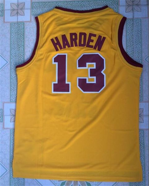 

ncaa 13 james harden college basketball jersey yellow, Black