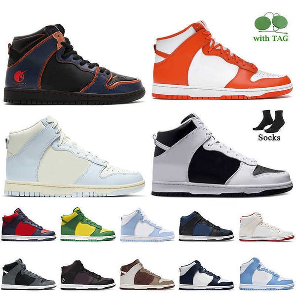 

2022 high og women men sb project unicorn running shoes syracuse football grey sup by any means red navy brazil aluminum university blue, Black
