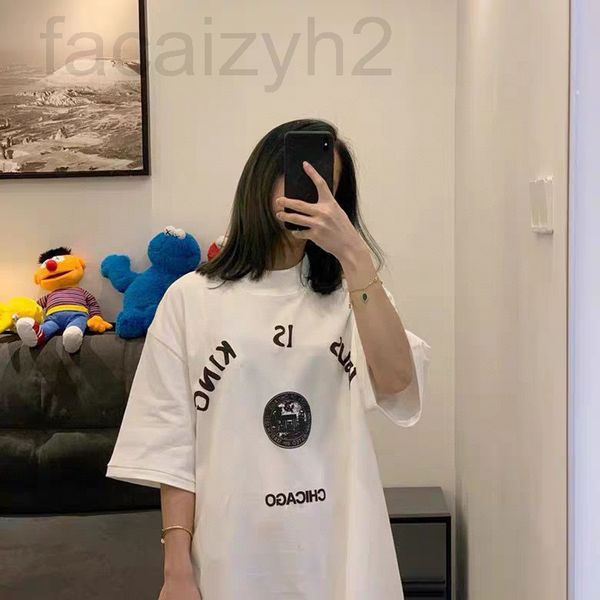 

men's t-shirts designer kanyewest kan ye jesus is king album cpfm high street collar tee t-shirt short sleeve men's and women', White;black