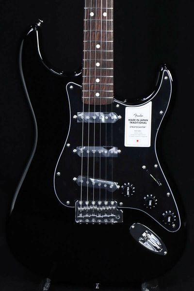 

2022 collection mij traditional 70s st black electric guitar