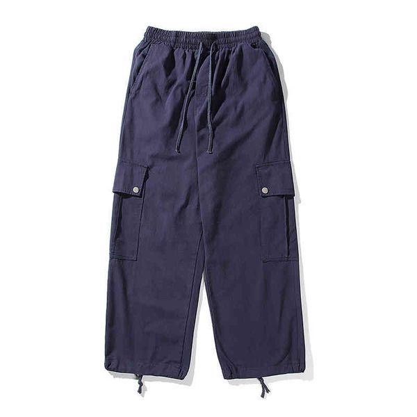 

fashion new trend casual pants luxury brand designer wholesale summer overalls thin closure loose solid straight cropped, Black