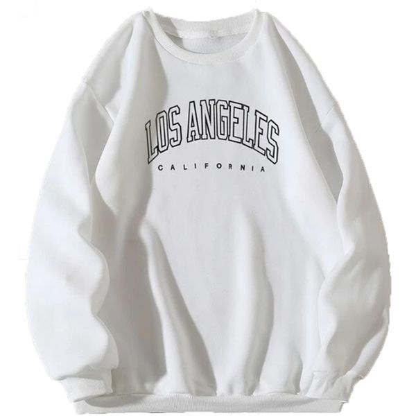 

sweatshirts women loose long sleeve shirts letter graphic printing autumn oversize hoodies pullover streetwear harajuku clothes 220813, Black