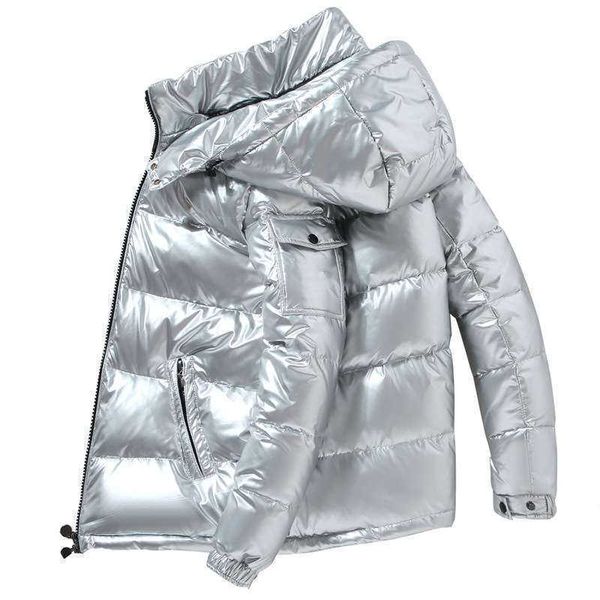 Estilo quente Jaqueta de penas doudoune casaco de ganso jaquetas masculinas casacos masculinos praka prakas masculinos com capuz inverno grosso moda Outerwear